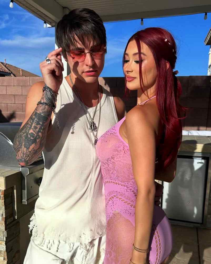 Colby Brock with her girlfriend Malia Gee